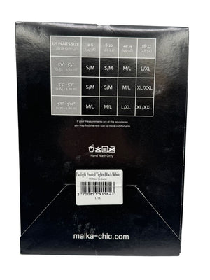 Malka Chic Artist Printed Tights - Size L/XL