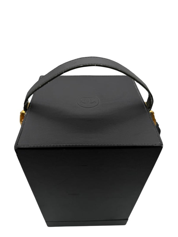 Chanel Coco Noir Fragrance Launch Acrylic Display Case with Leather Carry Case