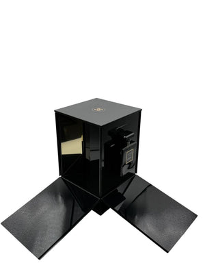 Chanel Coco Noir Fragrance Launch Acrylic Display Case with Leather Carry Case