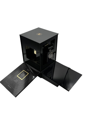 Chanel Coco Noir Fragrance Launch Acrylic Display Case with Leather Carry Case
