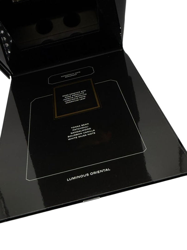 Chanel Coco Noir Fragrance Launch Acrylic Display Case with Leather Carry Case