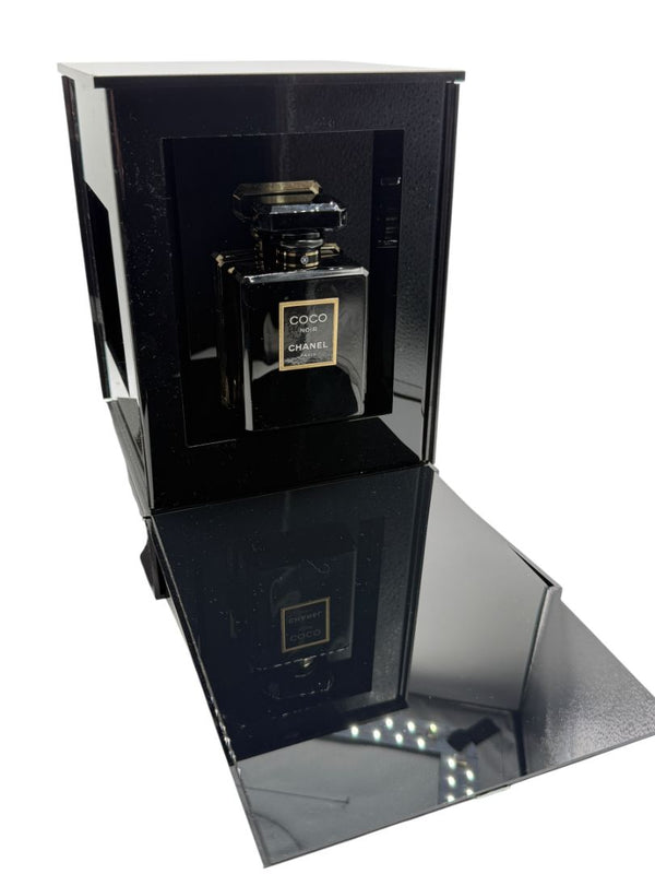 Chanel Coco Noir Fragrance Launch Acrylic Display Case with Leather Carry Case