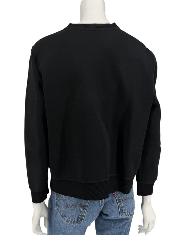 Fendi Karlito “Karl Lover” Fur Embellished Sweatshirt – Black – Size IT 40