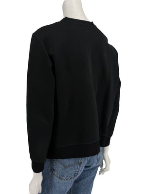 Fendi Karlito “Karl Lover” Fur Embellished Sweatshirt – Black – Size IT 40