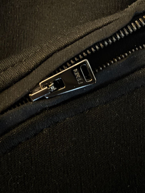 Fendi Karlito “Karl Lover” Fur Embellished Sweatshirt – Black – Size IT 40