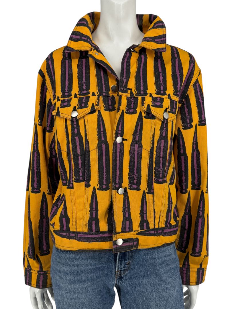 Stephen Sprouse Bullet Print Denim Jacket – Spring/Summer 1988 – Size S