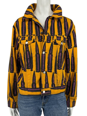 Stephen Sprouse Bullet Print Denim Jacket – Spring/Summer 1988 – Size S