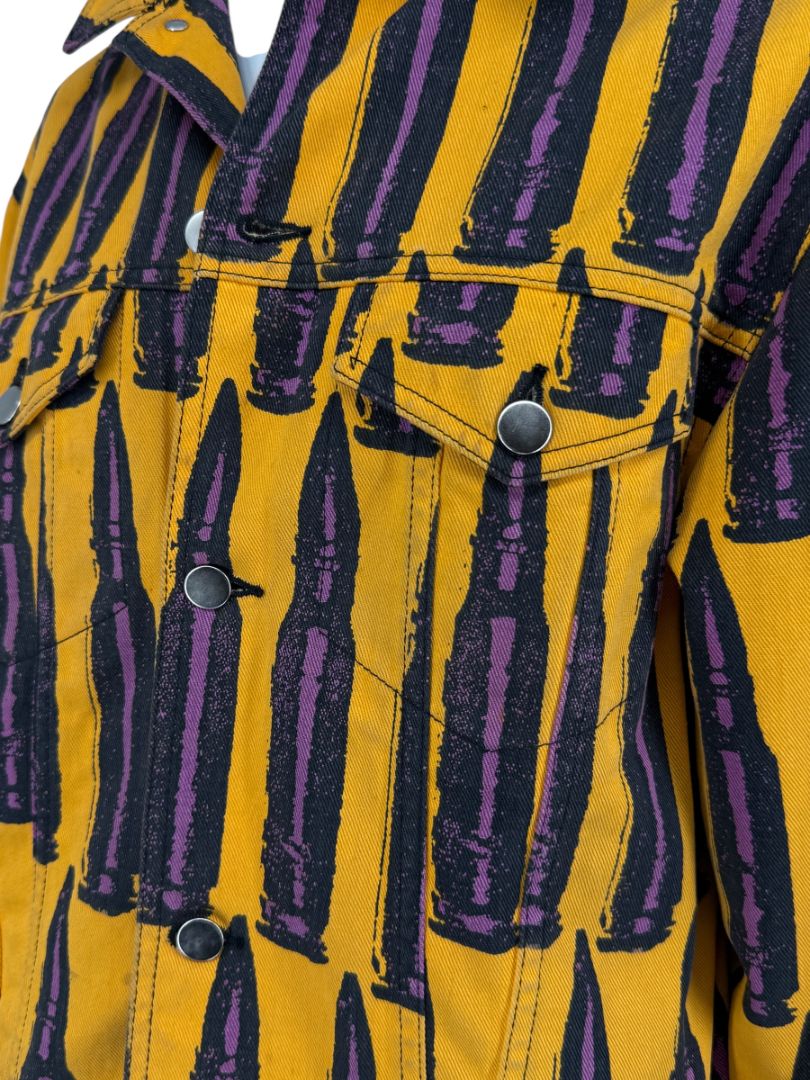 Stephen Sprouse Bullet Print Denim Jacket – Spring/Summer 1988 – Size S