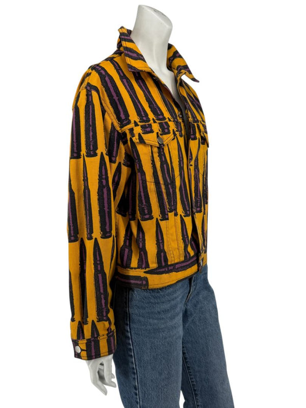Stephen Sprouse Bullet Print Denim Jacket – Spring/Summer 1988 – Size S