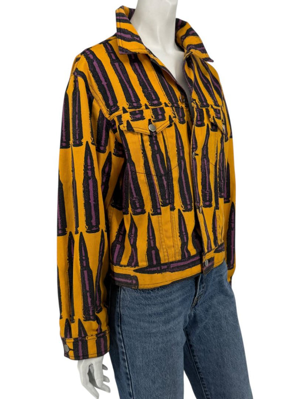 Stephen Sprouse Bullet Print Denim Jacket – Spring/Summer 1988 – Size S