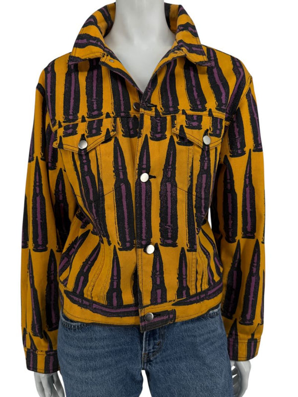 Stephen Sprouse Bullet Print Denim Jacket – Spring/Summer 1988 – Size S