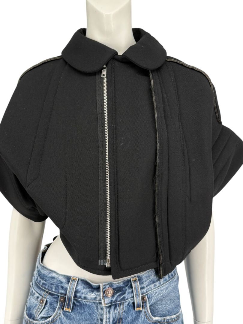 Comme des Garçons Sculptural Cropped Jacket – Runway Spring/Summer 2005 – Size S