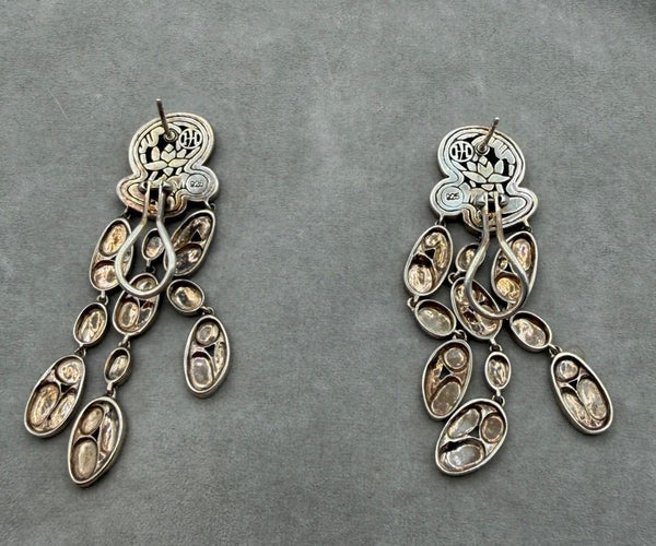 John Hardy Kali Sterling Silver Pebble Station Necklace & Drop Earrings Set
