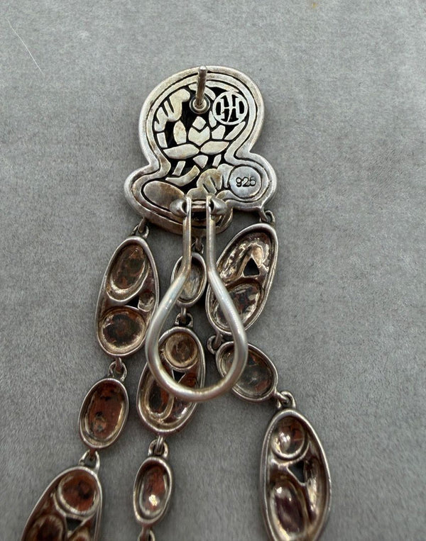 John Hardy Kali Sterling Silver Pebble Station Necklace & Drop Earrings Set