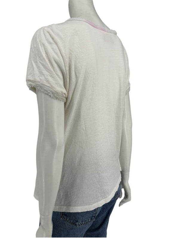 Lanvin Paris “120 Love Lanvin” Embellished Graphic T-Shirt – Size M