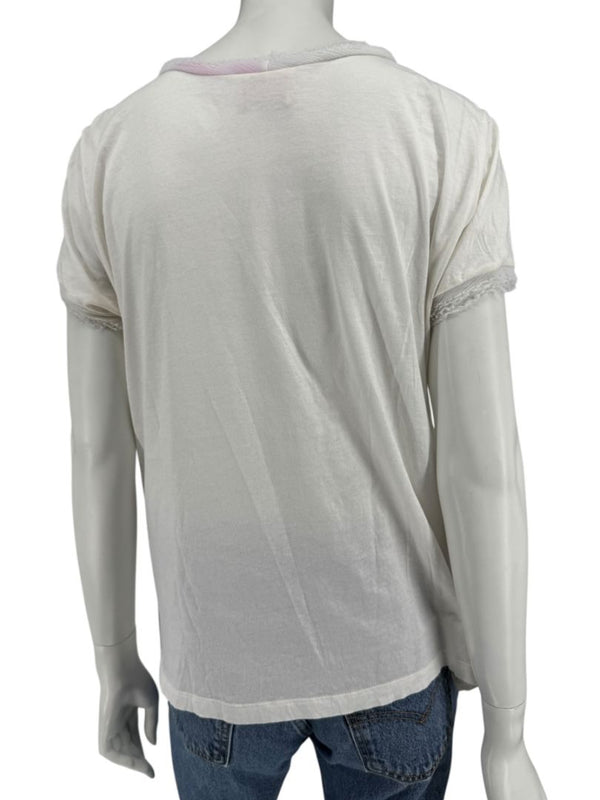 Lanvin Paris “120 Love Lanvin” Embellished Graphic T-Shirt – Size M