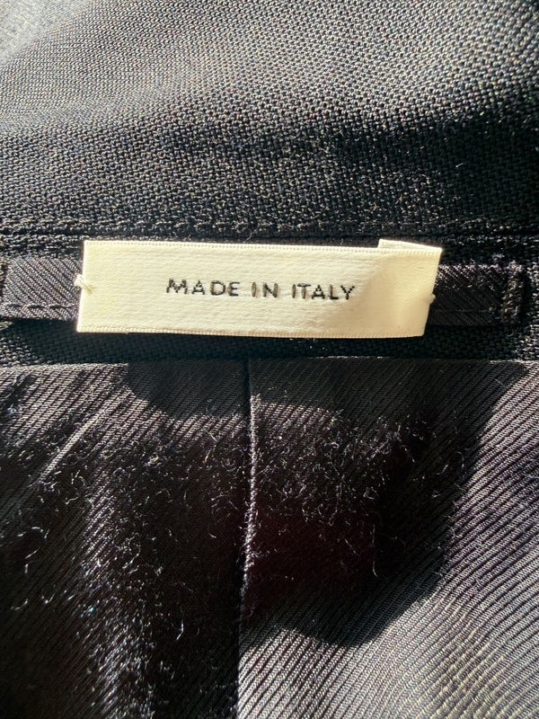 Jil Sander Men's 50 Navy Blue Virgin Wool Blend 2 Piece Suit Made Italy