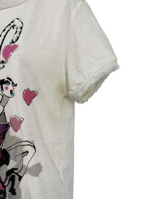 Lanvin Paris “120 Love Lanvin” Embellished Graphic T-Shirt – Size M