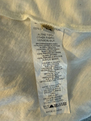 Lanvin Paris “120 Love Lanvin” Embellished Graphic T-Shirt – Size M