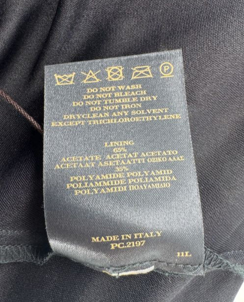 Burberry Navy Blue Silk Floral Skirt – NWT – Size IT 42 (US 6)