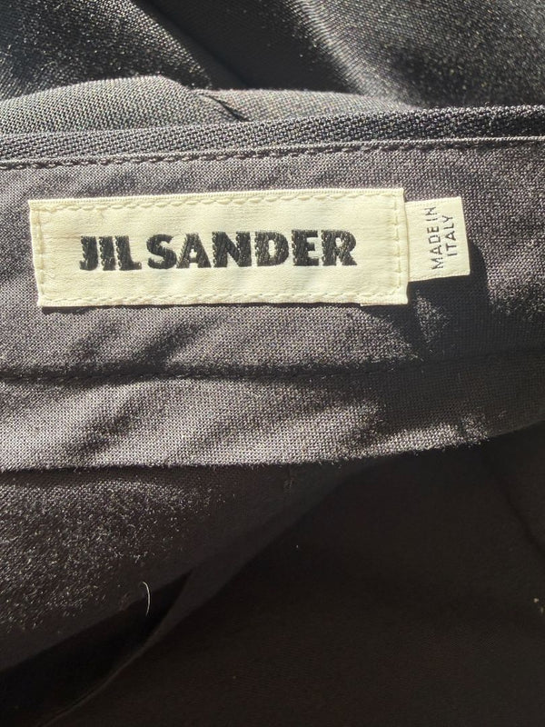 Jil Sander Men's 50 Navy Blue Virgin Wool Blend 2 Piece Suit Made Italy