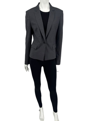 BOSS Hugo Boss Grey Tailored Blazer – Size US 6