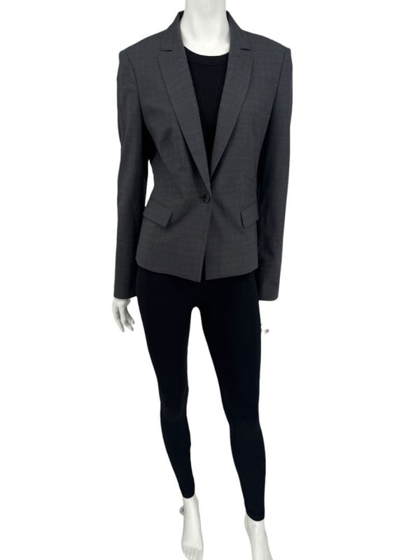 BOSS Hugo Boss Grey Tailored Blazer – Size US 6