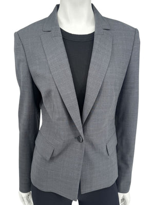 BOSS Hugo Boss Grey Tailored Blazer – Size US 6