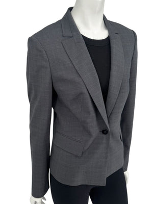 BOSS Hugo Boss Grey Tailored Blazer – Size US 6