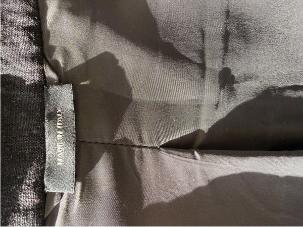 Jil Sander Men's Charcoal Grey Crepe Wool 3 Button Blazer Jacket Size 52