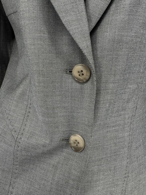 BOSS Hugo Boss Grey Tailored Blazer – Fits Like US 6