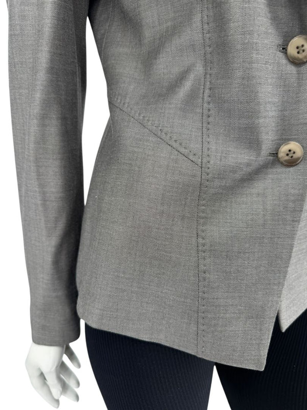BOSS Hugo Boss Grey Tailored Blazer – Fits Like US 6