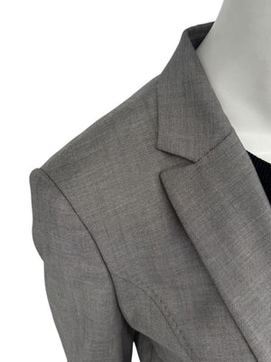 BOSS Hugo Boss Grey Tailored Blazer – Fits Like US 6