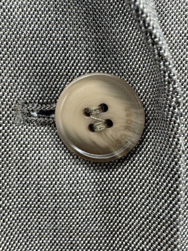 BOSS Hugo Boss Grey Tailored Blazer – Fits Like US 6