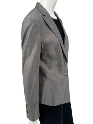 BOSS Hugo Boss Grey Tailored Blazer – Fits Like US 6