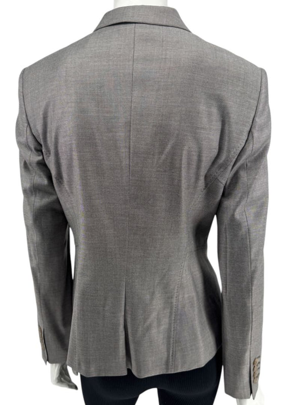BOSS Hugo Boss Grey Tailored Blazer – Fits Like US 6