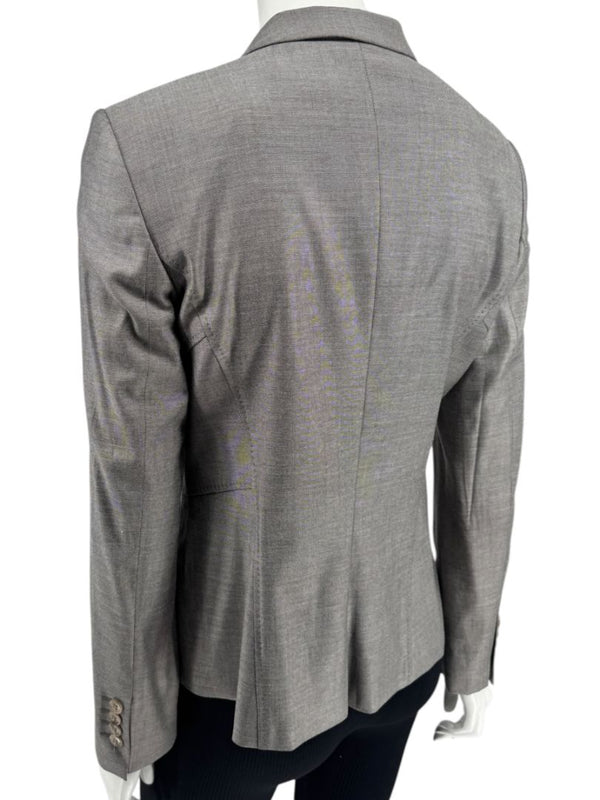 BOSS Hugo Boss Grey Tailored Blazer – Fits Like US 6