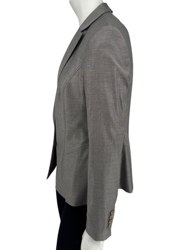 BOSS Hugo Boss Grey Tailored Blazer – Fits Like US 6