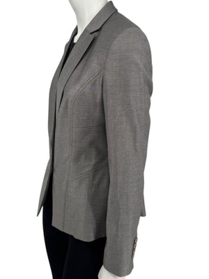 BOSS Hugo Boss Grey Tailored Blazer – Fits Like US 6
