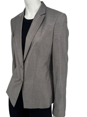 BOSS Hugo Boss Grey Tailored Blazer – Fits Like US 6