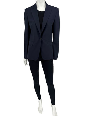 BOSS Hugo Boss Navy Tailored Blazer – Size US 6