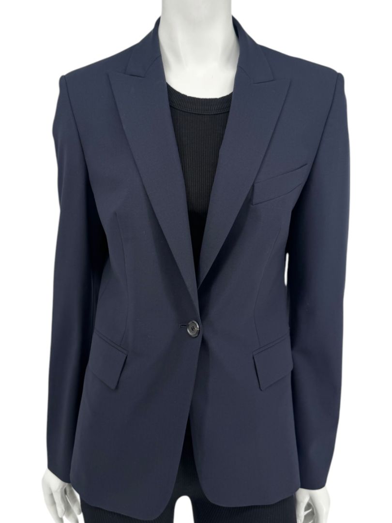 BOSS Hugo Boss Navy Tailored Blazer – Size US 6