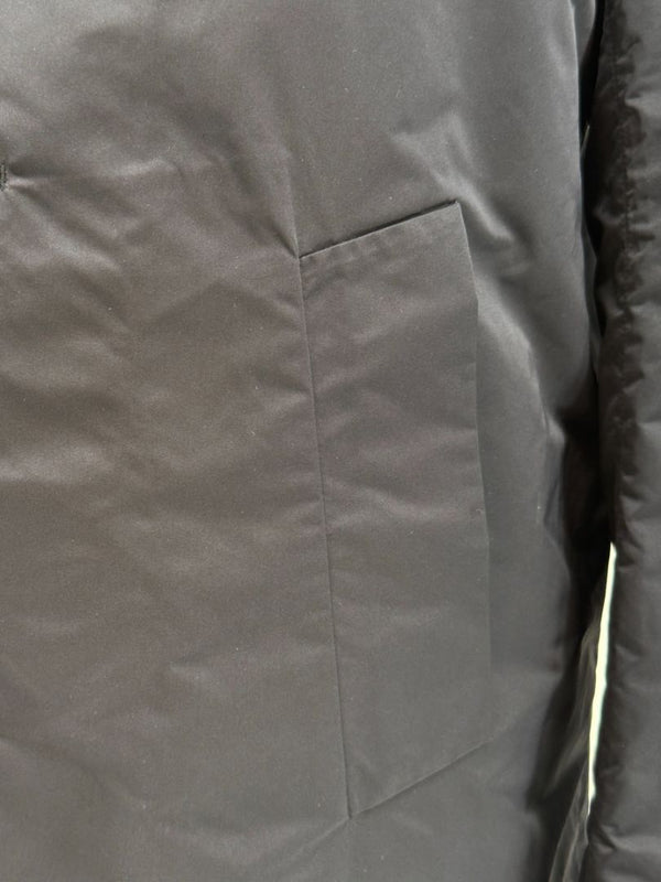 Jil Sander Mens Navy Technical Polyester Mac Coat Jacket Italy Size 50