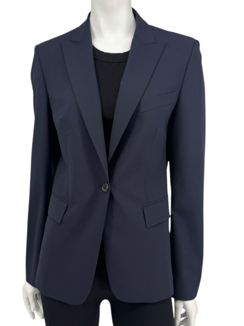 BOSS Hugo Boss Navy Tailored Blazer – Size US 6