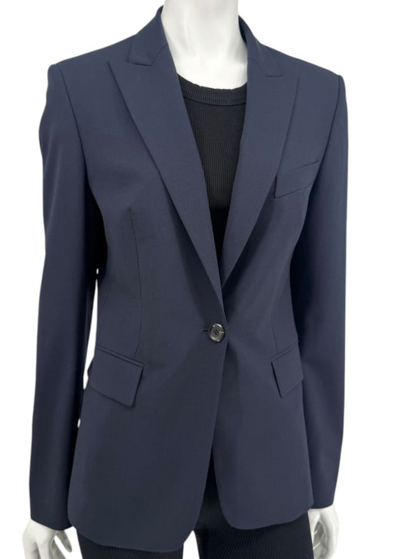 BOSS Hugo Boss Navy Tailored Blazer – Size US 6