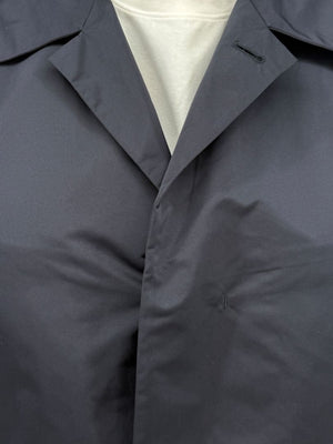 Jil Sander Mens Navy Technical Polyester Mac Coat Jacket Italy Size 50