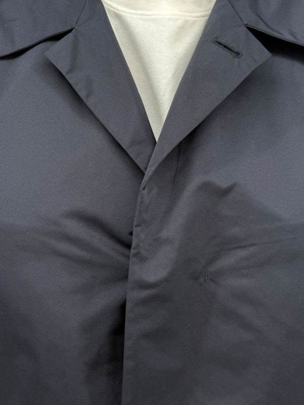 Jil Sander Mens Navy Technical Polyester Mac Coat Jacket Italy Size 50