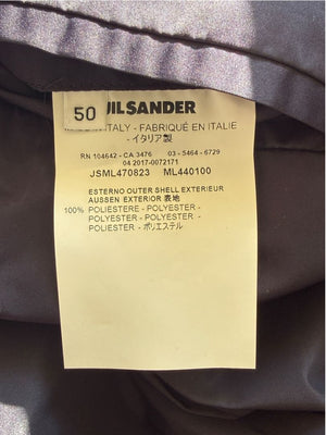 Jil Sander Mens Navy Technical Polyester Mac Coat Jacket Italy Size 50