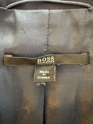 BOSS Hugo Boss Navy Tailored Blazer – Size US 6