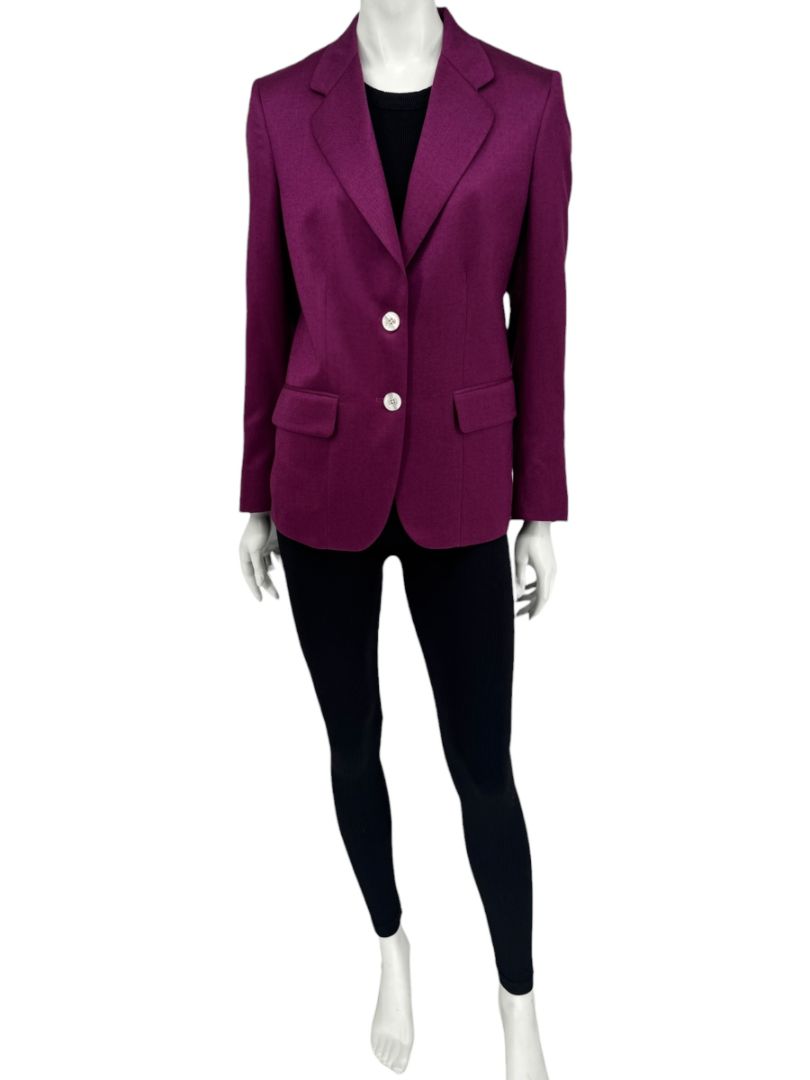 Royal Classic Holland & Sherry Fuchsia Wool Blazer – Medium